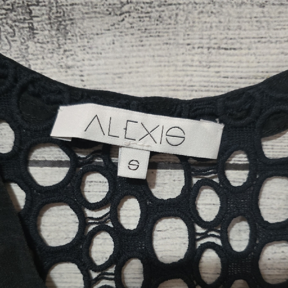 Alexis Black Tank Top with Cutout Details - Picture 2 of 4